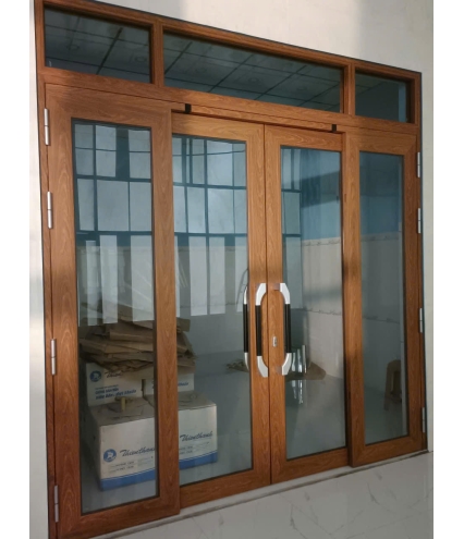 Cửa nhôm trượt quay 4 cánh