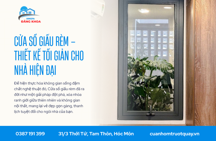 Cửa sổ giấu rèm – Thiết Kế Tối Giản Cho Nhà Hiện Đại